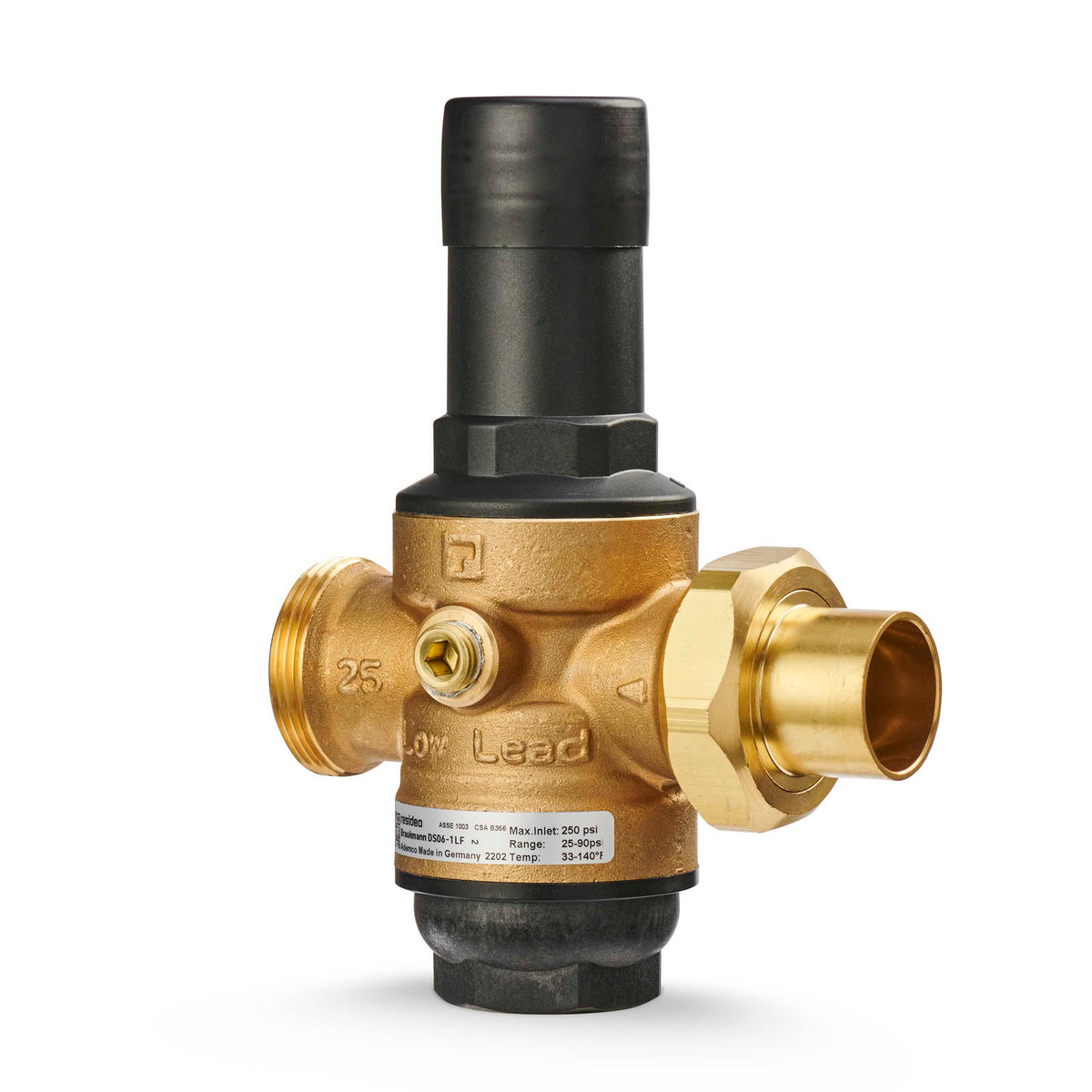Honeywell Residential DS06-102-SUS-LF 1" DS06 "dialset" Low Lead Pressure Regulating Valve (prv) - Single Union
