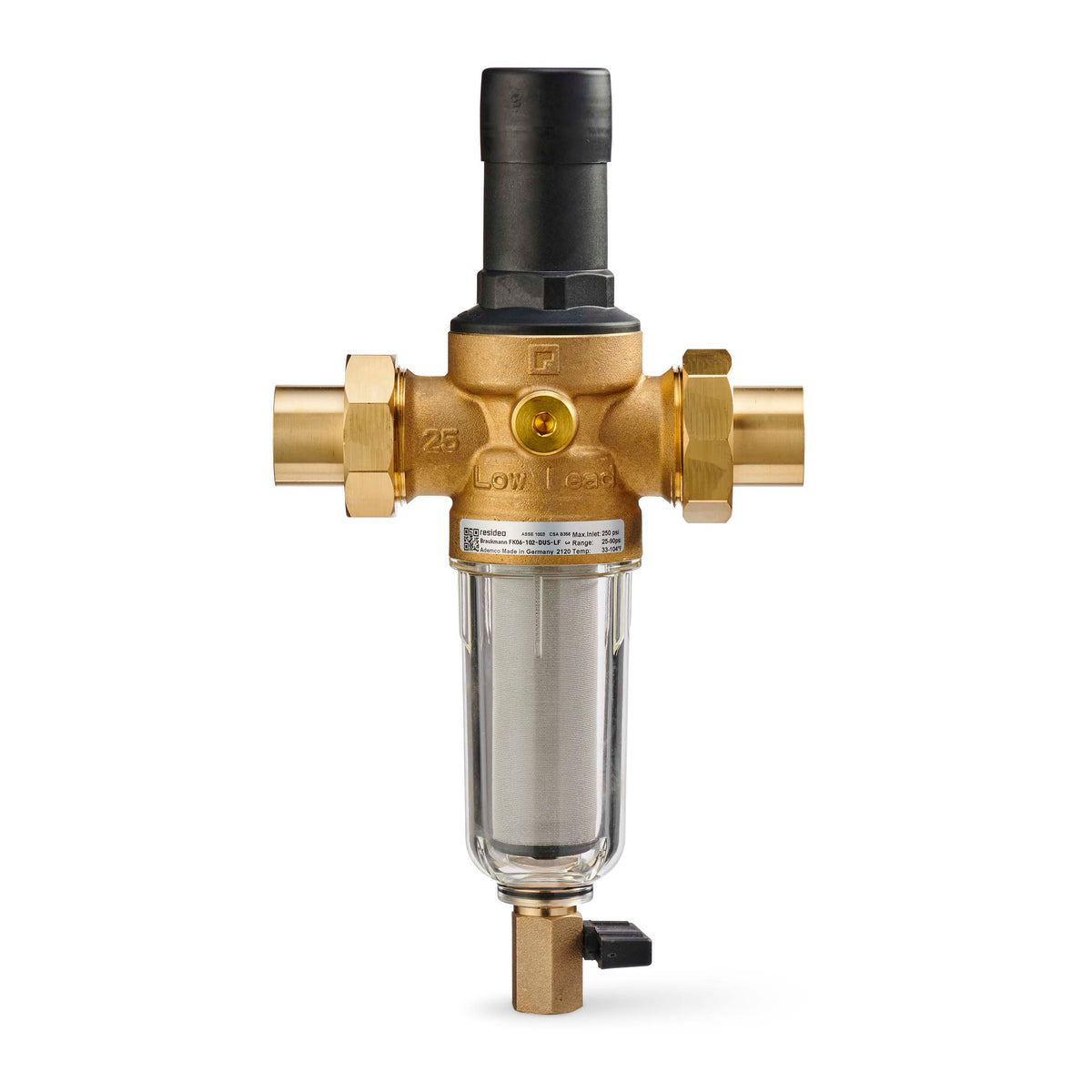 Honeywell Residential FK06-103-DUS-LF Fk06 Prv Filter Combination 1 1/4 Sweat Lf