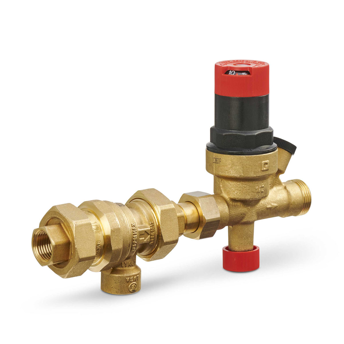 Honeywell Residential FM911 1/2" Npt. Backflow Preventer And Boiler Fill Valve Combo Ass'y