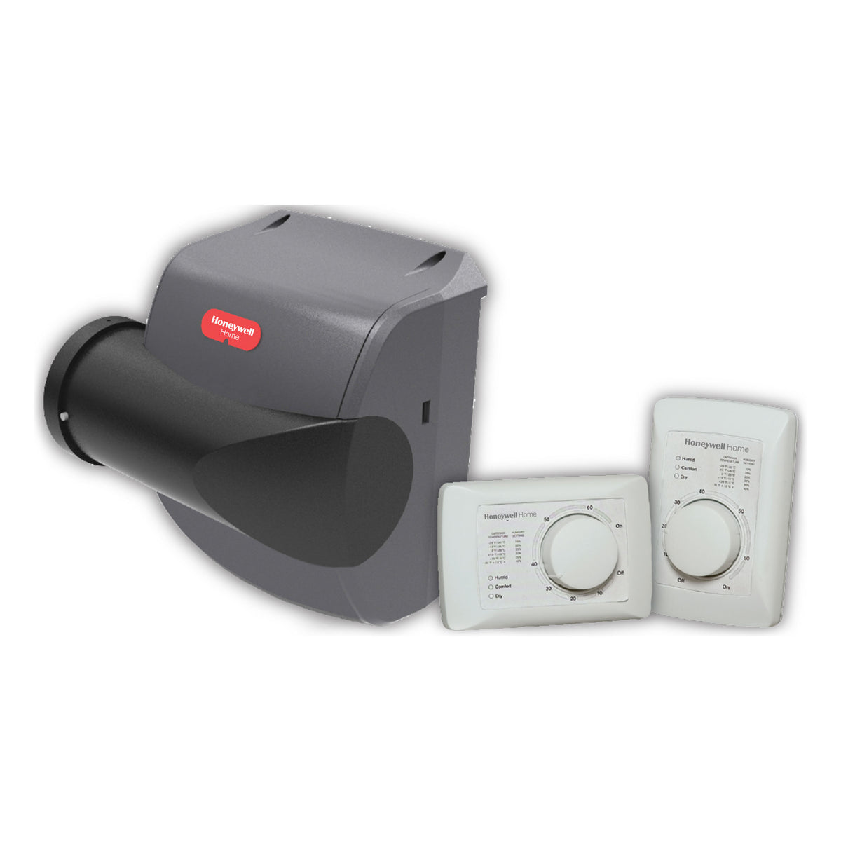 Honeywell Residential HE100A1000 True Ease Basic Bypass Evaporative Humidifier 12 Gpd 16000 Cubic Ft House