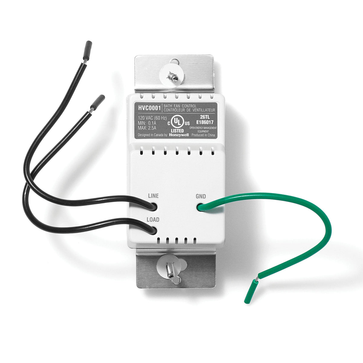 Honeywell Residential HVC0001 Digital Bath Fan Control In White (M10)