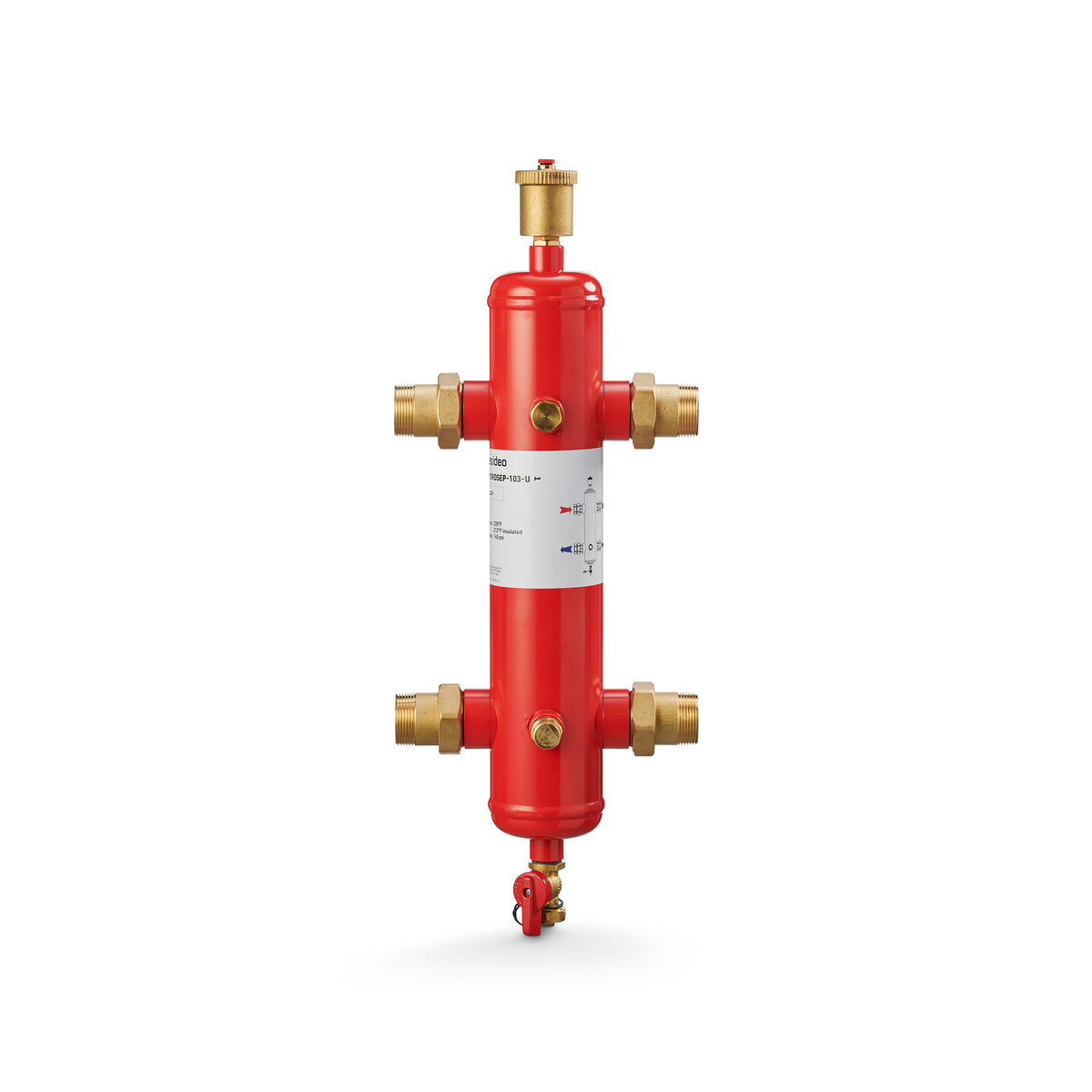 Honeywell Residential HYDROSEP-102-U Hydraulic Separator Union 1" Requires Two Connection Kits Per Seperator