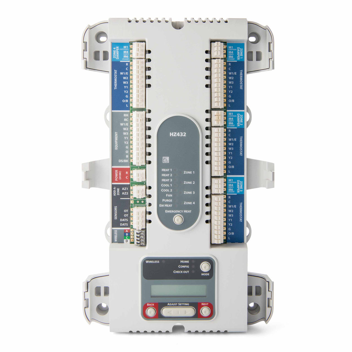 Honeywell Residential HZ432 Multi Stage 3H-2C Truezone Panel Used For Conventional Heat Pump Or Dual Fuel
