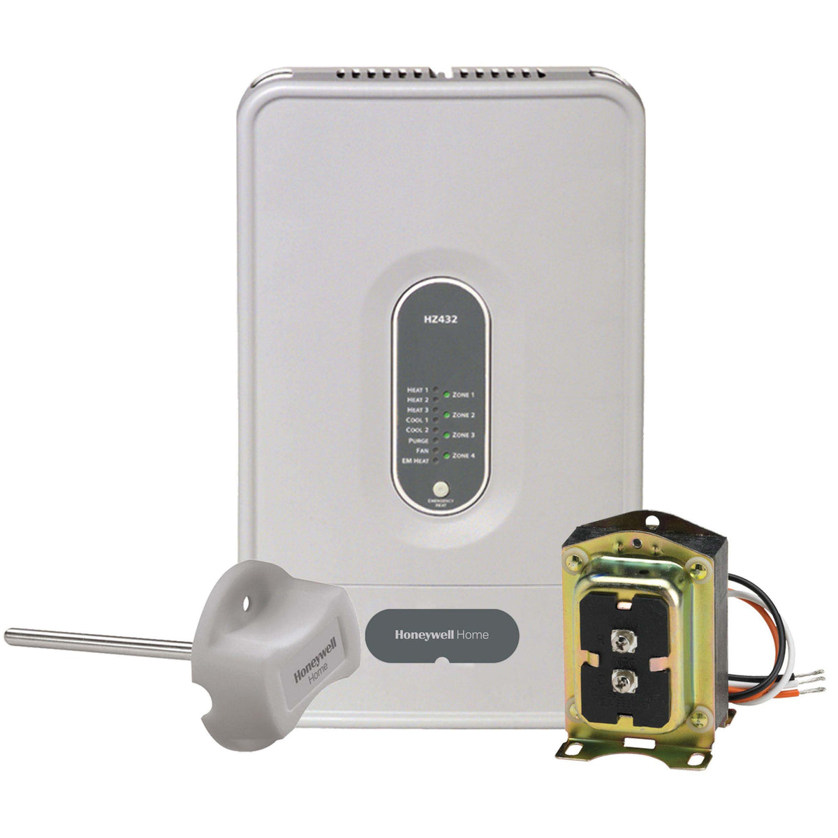 Honeywell Residential HZ432K Multi Stage 3H-2C Truezone System Kit Controls Up To 4 Zones Includes HZ432