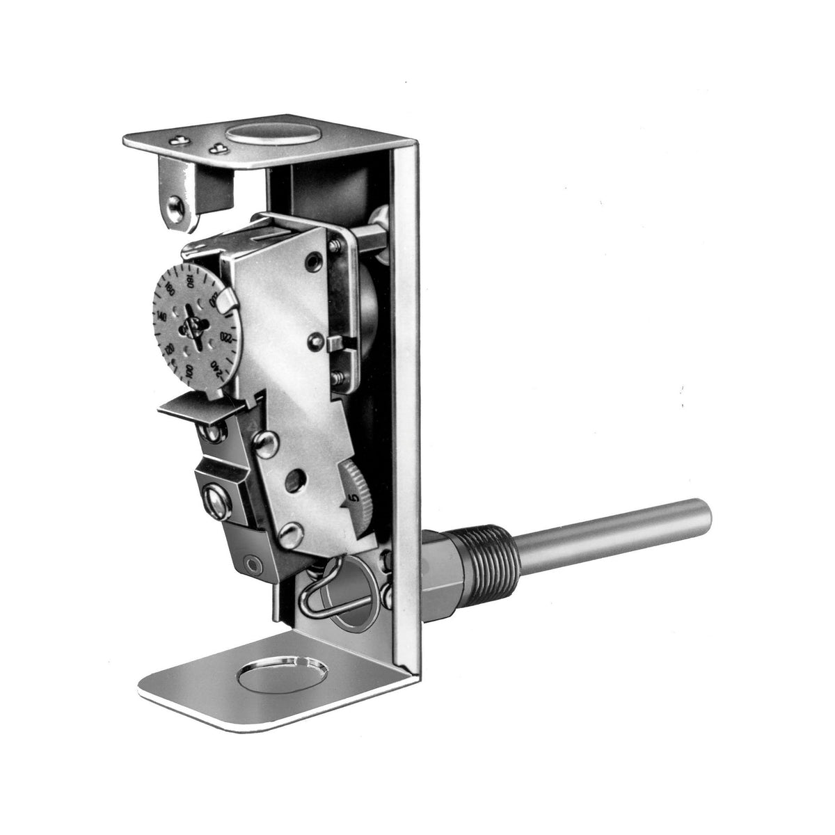 Honeywell Residential L4006B1007 Reverse Acting Aquastat(100-240F) Includes 1/2" Well 5F Fixed Differential
