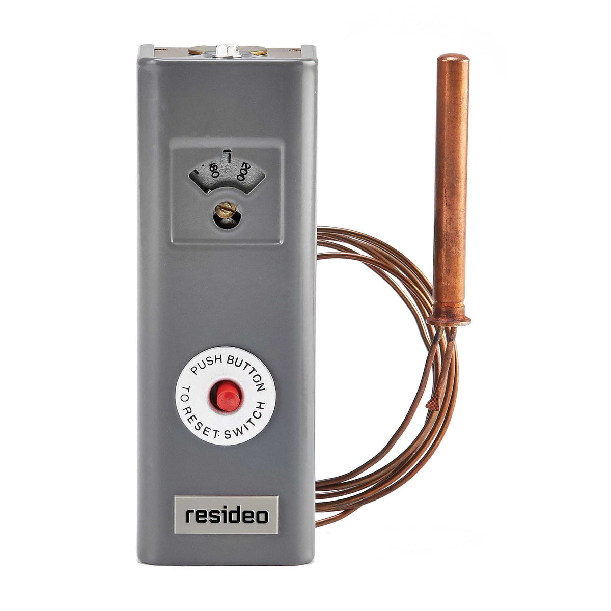 Honeywell Residential L6008A1242 Remote Bulb Aquastat (100-200F 5-30F Adjustable Differential 5-1/2' Cap.