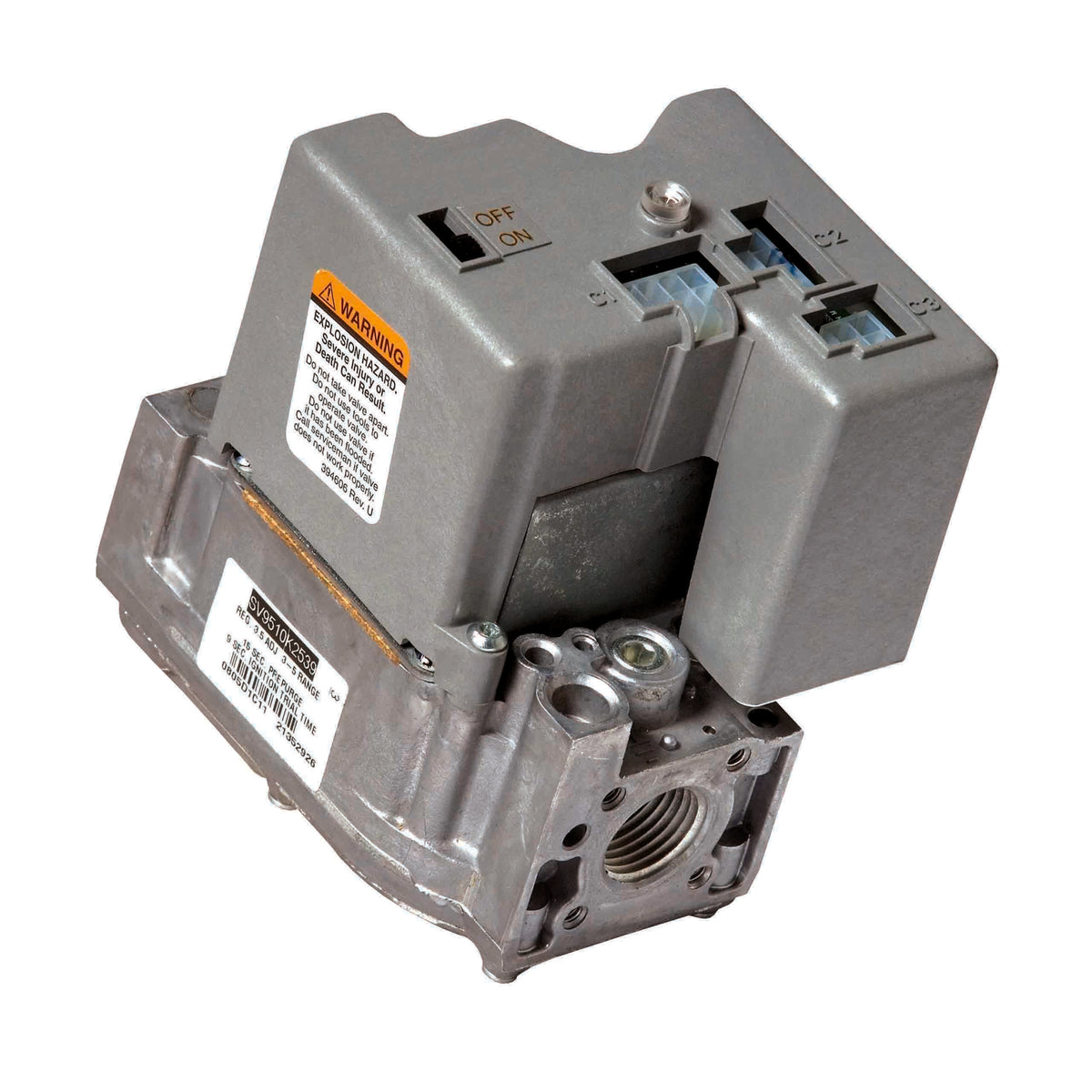 Honeywell Residential SV9510M2511 24v 1/2" X 1/2" Direct Hot Surface Ignition Smartvalve Control With Standard