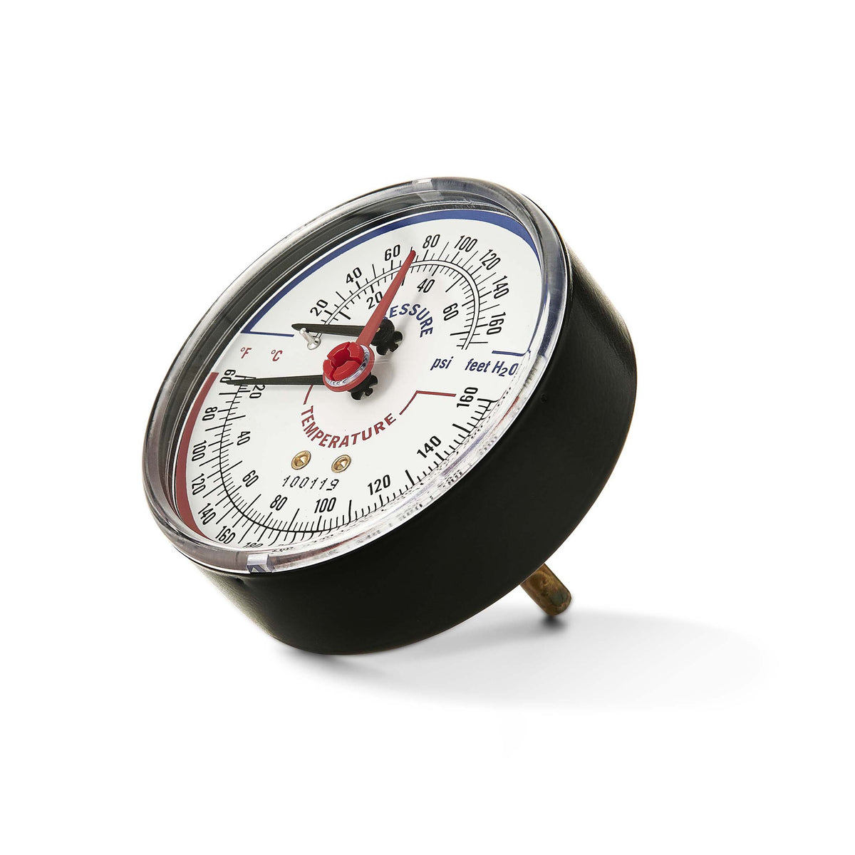 Honeywell Residential TDV-040 1/2" NPT Tridicator 3 1/8" Inch Dial And Shut Off Valve