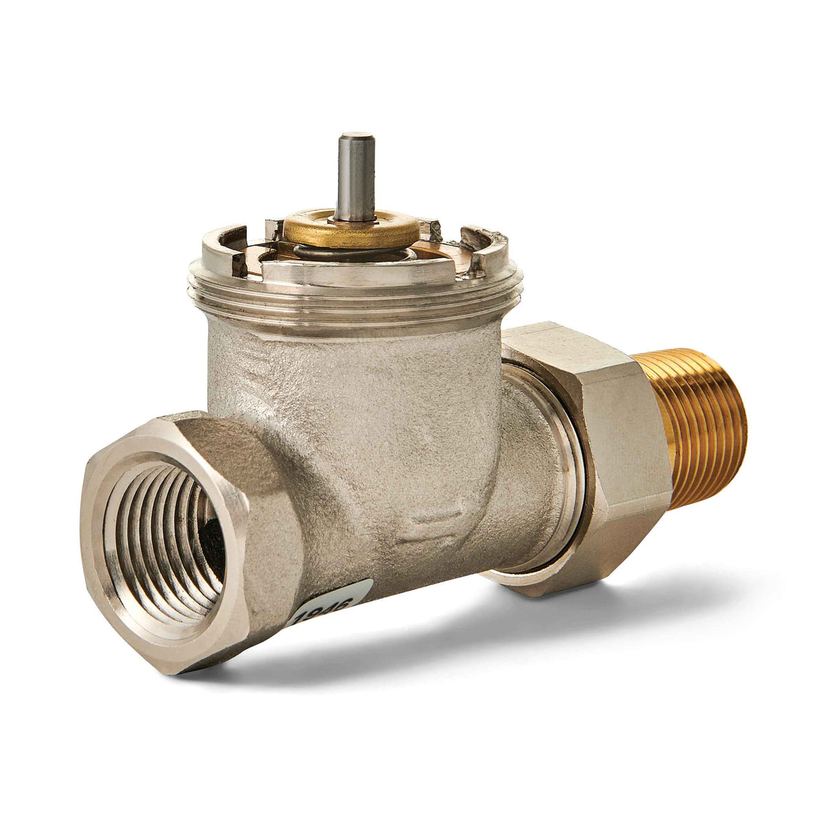 Honeywell Residential V110D1000 Thermostatic Valve Body 1/2" Straight W/Threaded Union