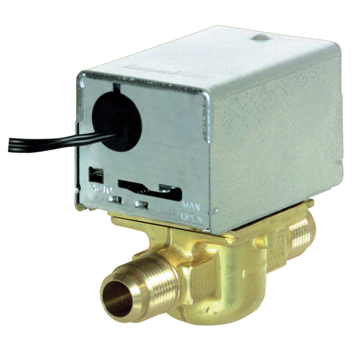 Honeywell Residential V4043A1002 120v 1/2" Flare 2 Way N.C. Zone Valve Cv=3.5 Less Aux. Switch