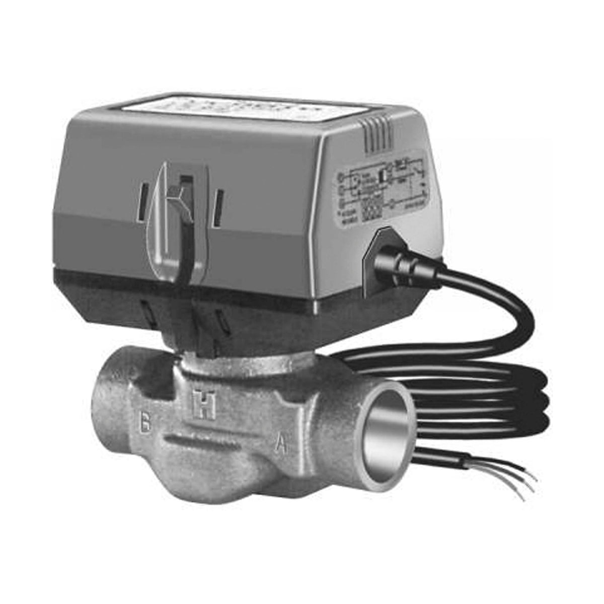 Honeywell Residential VC4011ZZ11 120v Two Position On/Off 2 Wire + Common Actuator For VC Valves