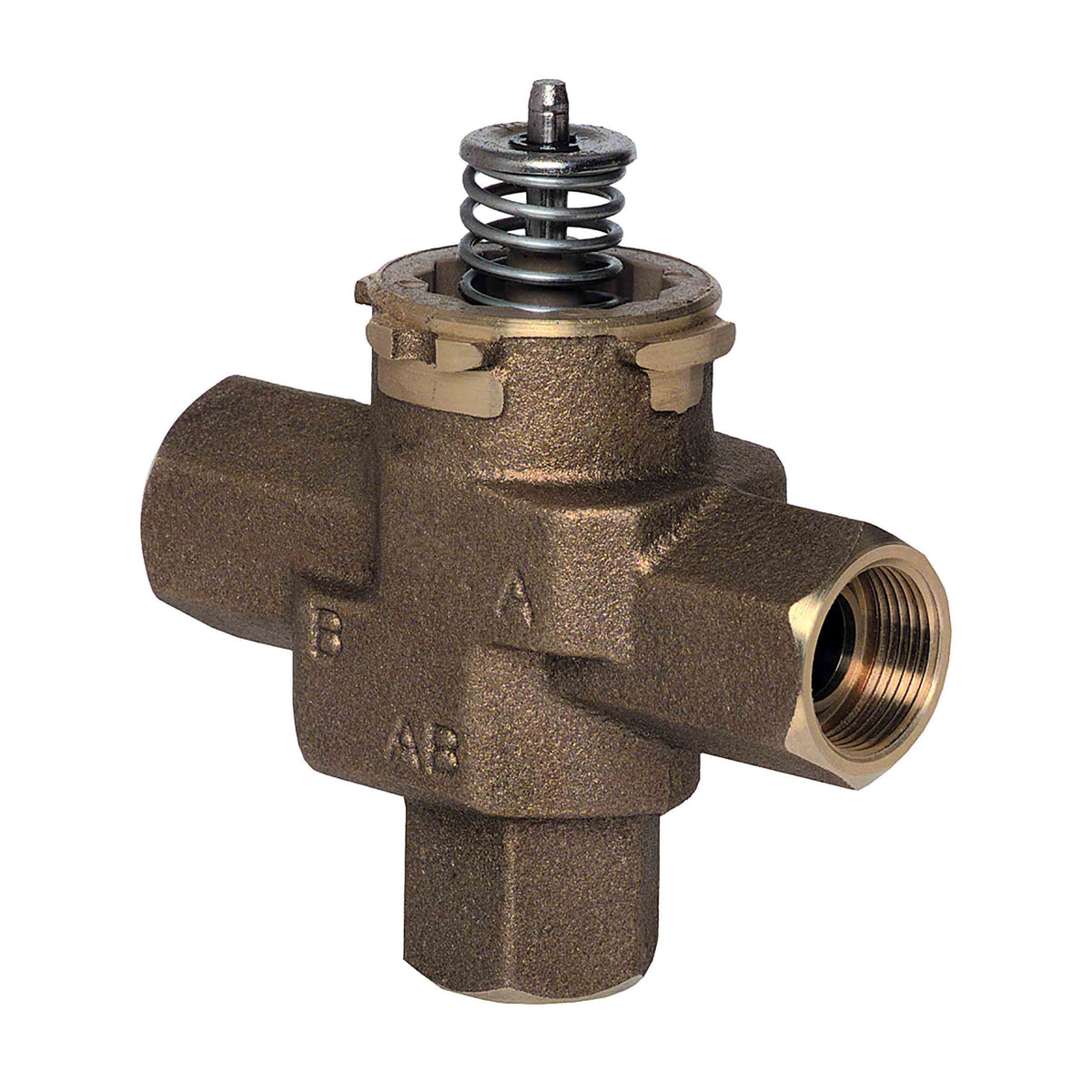 Honeywell Residential VCZMR6100 1" Female Npt. Mixing/Diverting Three Way Zone Valve Body 8.6 Cv