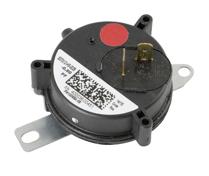Armstrong 65W49 R100684-09 Pressure Switch Red .60" W.C.