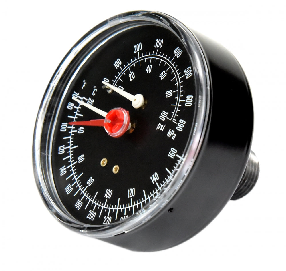 Weil-McLain 380000000 Kit-s Ga-pt-ss 3.12diax1/4npt Combination Pressure-temperature Gauge Kit