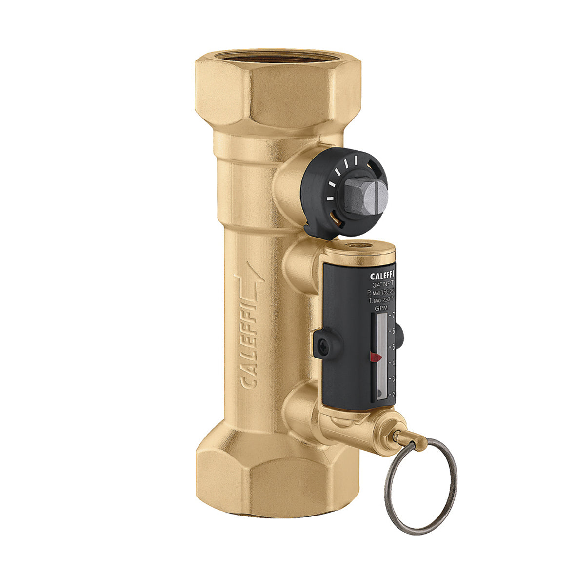 Caleffi 132662A Manual Balancing Valve With Flowmeter 1" NPT 3 To 10 GPM