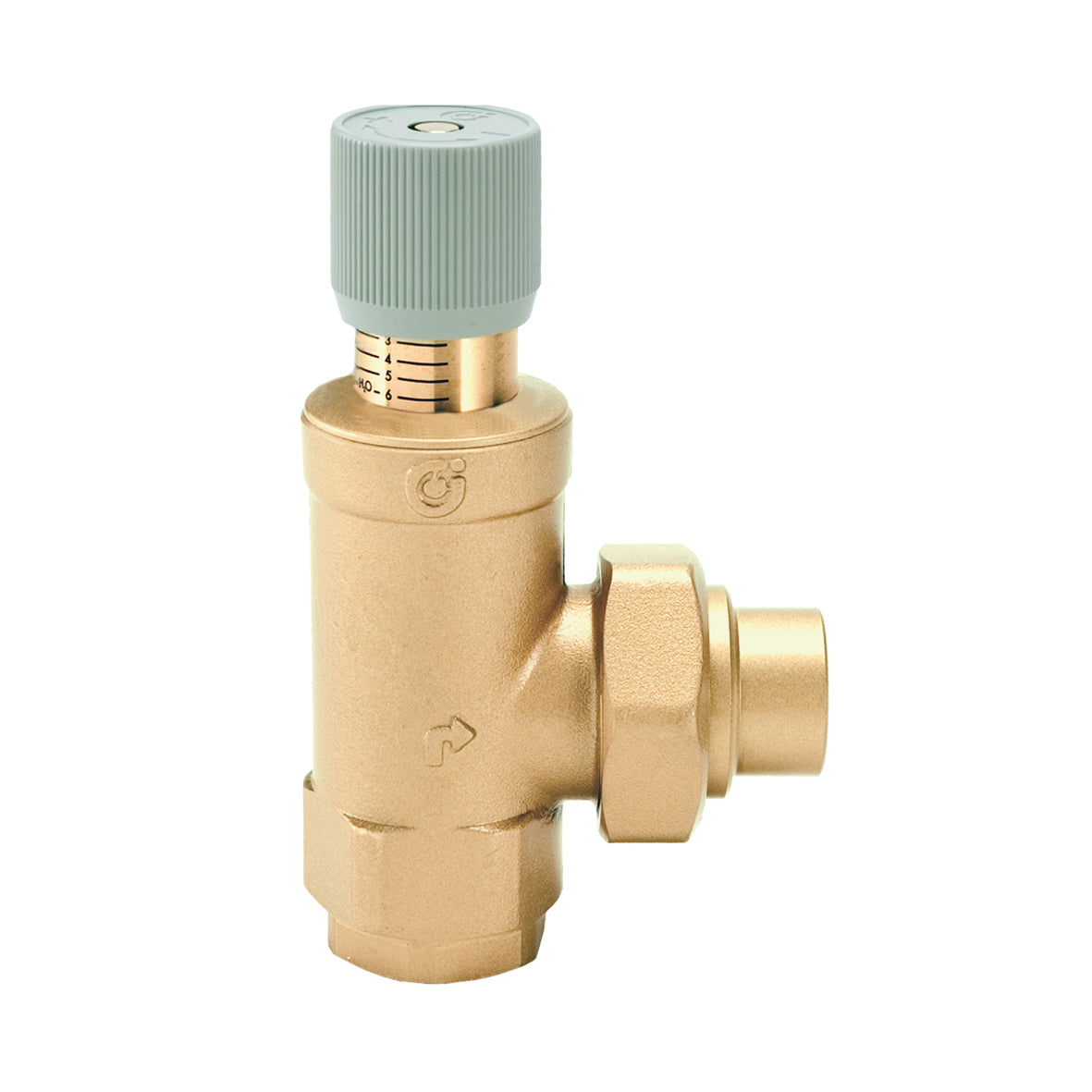 Caleffi 519502A Differential Bypass W/Graduated Scale Up To 9 GPM 3/4" NPT