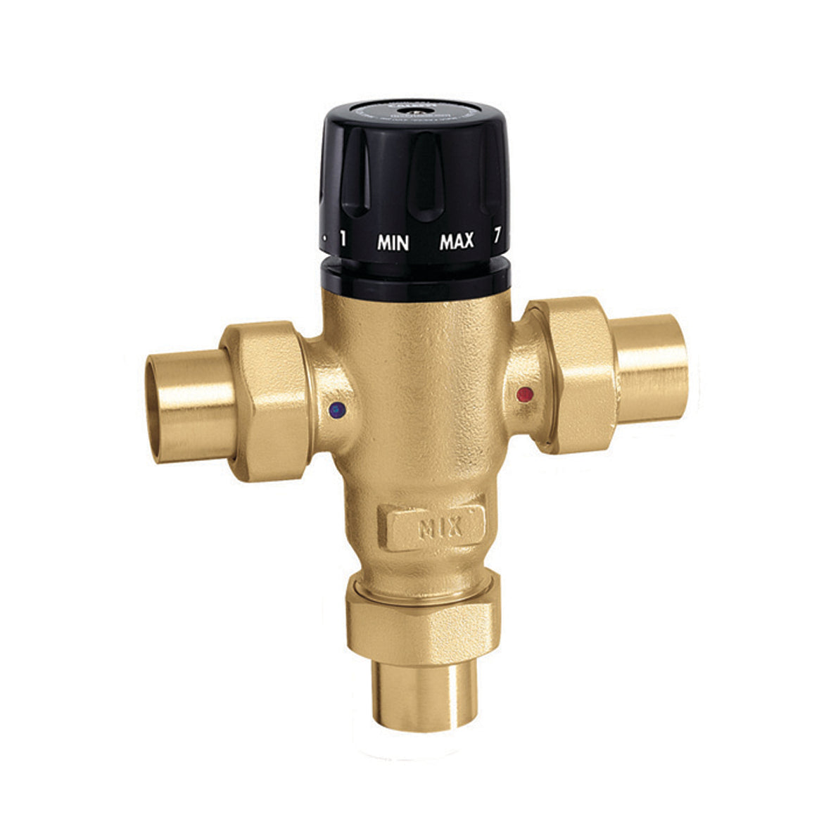 Caleffi 521509A 3 Way Thermostatic Mixing Valve 3/4" Sweat