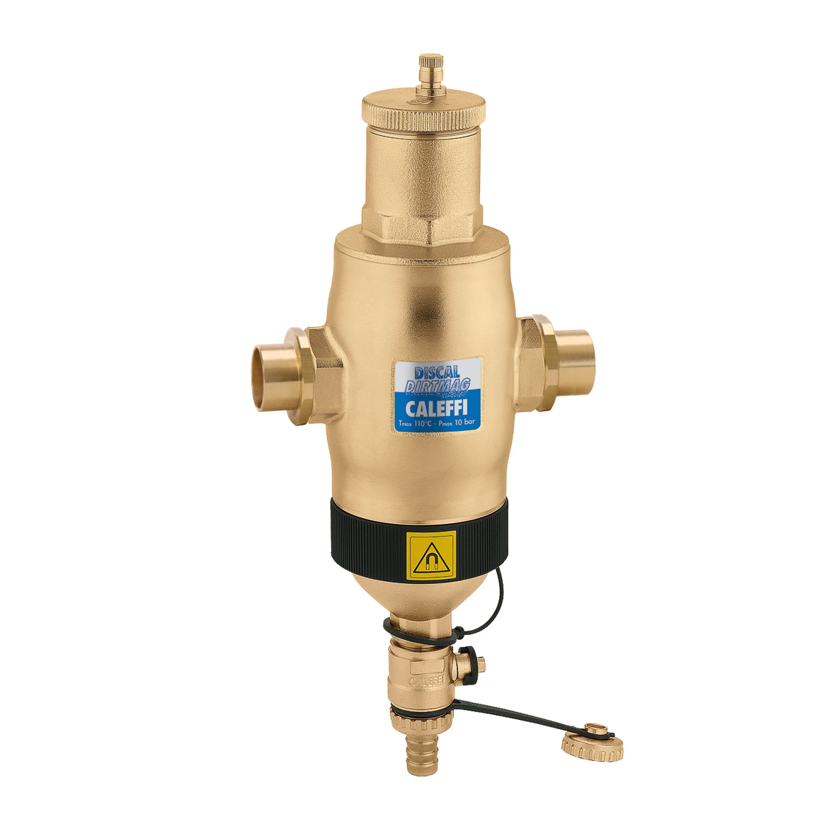 Caleffi 546197A 1-1/4" Sweat 5461 Series Discal Dirtmag Air & Dirt Separator With Magnet