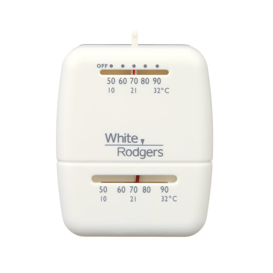 White-rodgers 1C20-101 Economy Stat Heat Only Snap Action Millivolt 12vdc & 24v 50-90F With Positive