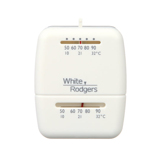 White-rodgers 1C20-102 Economy Stat Heat Only Less Off Switch Millivolt 12vdc & 24v 50-90F Replaces