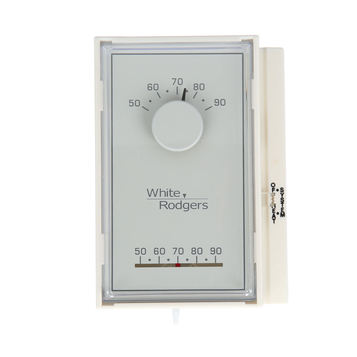 White-rodgers 1E50N-301 24v Single Stage Heat Only Snap Action Thermostat System Switch-heat Off-fan