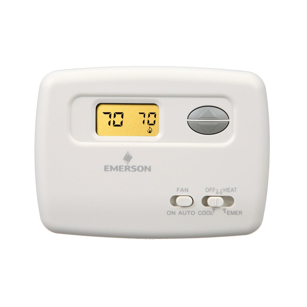 White-rodgers 1F79-111 24v Multi Stage Heat Pump Horizontal Mount Non Programmable Digital Thermostat