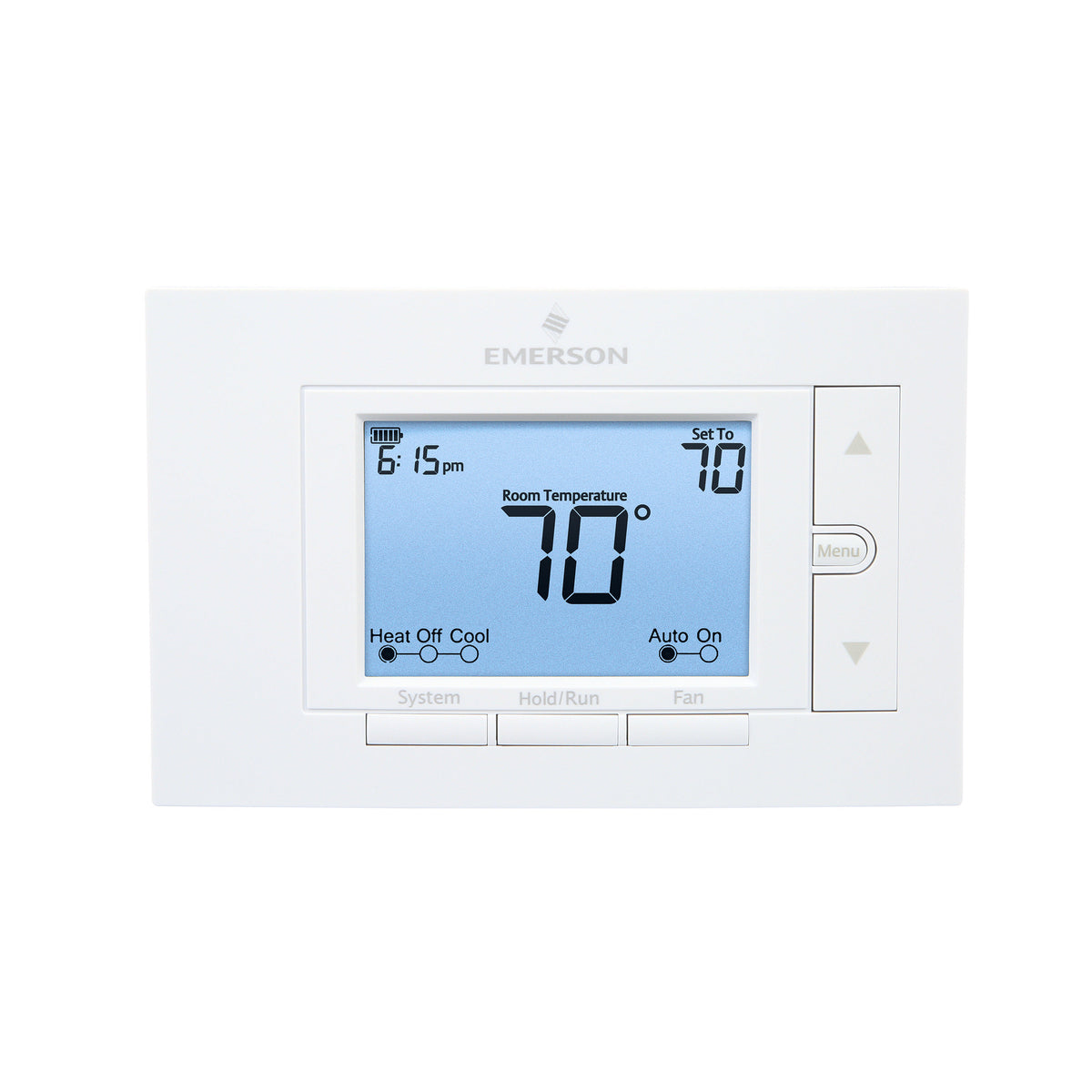 White-rodgers 1F85U-42PR 80 Series Clear Choice 24v/Millivolt 2 Or 3 Wire 5" Display Digital Multistage