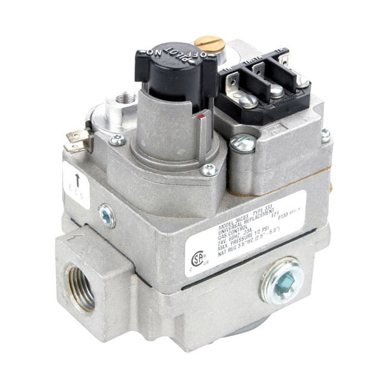 White-rodgers 36C03-433 24v 3/4" X 3/4" Standing Pilot Combo Gas Valve Includes LP Kit Side Taps &