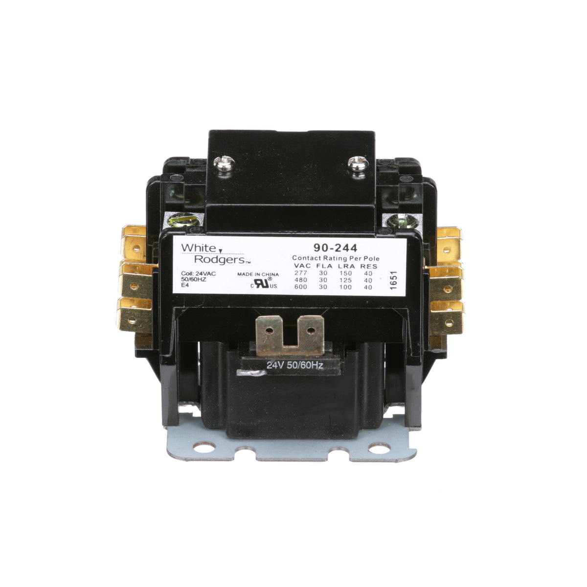 White-rodgers 90-245 2 Pole 30 Amp 120v Contacter