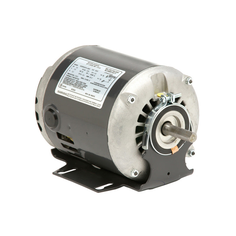 US Motors 8200 115V 1/2 HP Single Phase 1725 RPM Single Speed Base Mounted Blower Motor