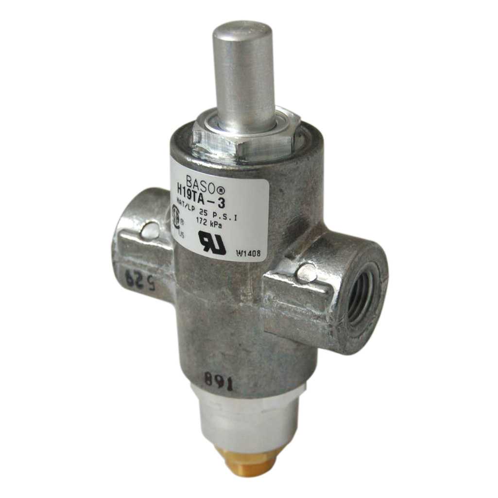 Baso GAS Products H19LA-1C High Pressure Pilot Safety Valve 3/8" X 3/8" 600000 BTU 25 PSI Max. For