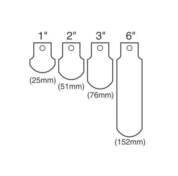 Mcdonnell & Miller FS4-15SS Stainless Steel Paddle Kit Includes A 1" 2" 3" & 6" Paddle 310451 Replaces