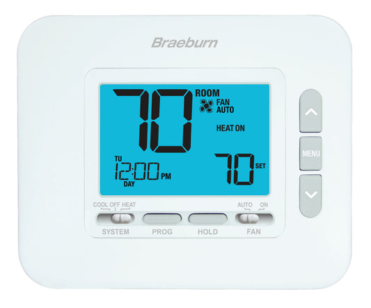 Braeburn 2030 Braeburn Economy Series 7 Day 5-2 Day Or Non-programmable For Single Stage