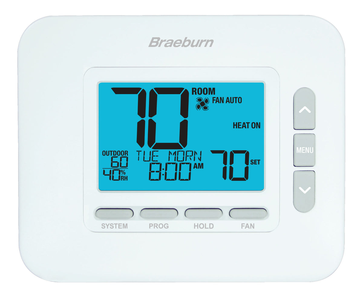 Braeburn 4235 24V Braeburn Premier Series 7 Day 5-2 Day Or Non-programmable For Conventional