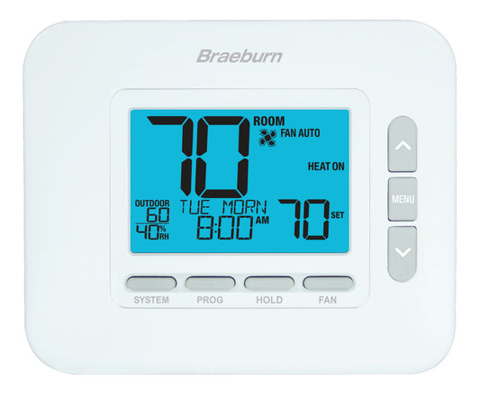 Braeburn 4235 24V Braeburn Premier Series 7 Day 5-2 Day Or Non-programmable For Conventional