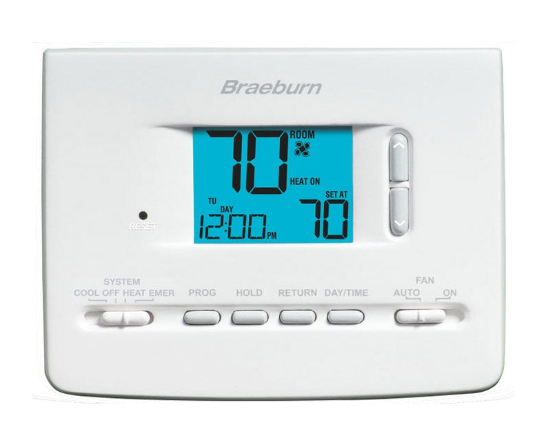 Braeburn 2220NC 24V Builder T-stat 2h/1c Programmable Replaces 2200NC