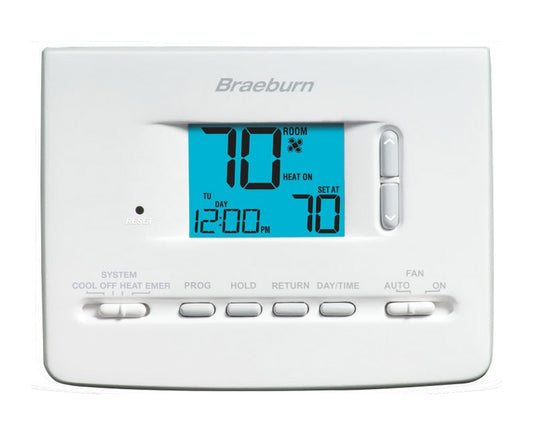 Braeburn 2220NC 24V Builder T-stat 2h/1c Programmable Replaces 2200NC
