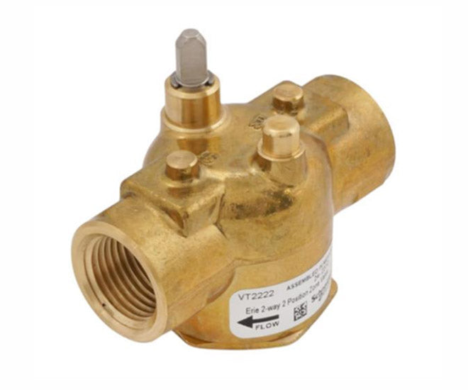 Erie VT2222 1/2" Npt. 2 Way Valve Body Cv=2.5