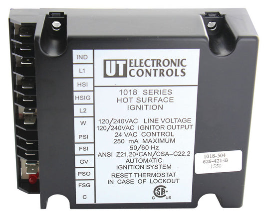 Nordyne 626421R Hot Surface Ignition Control 1018-204 Replaces 626421 1018-504 1018-204