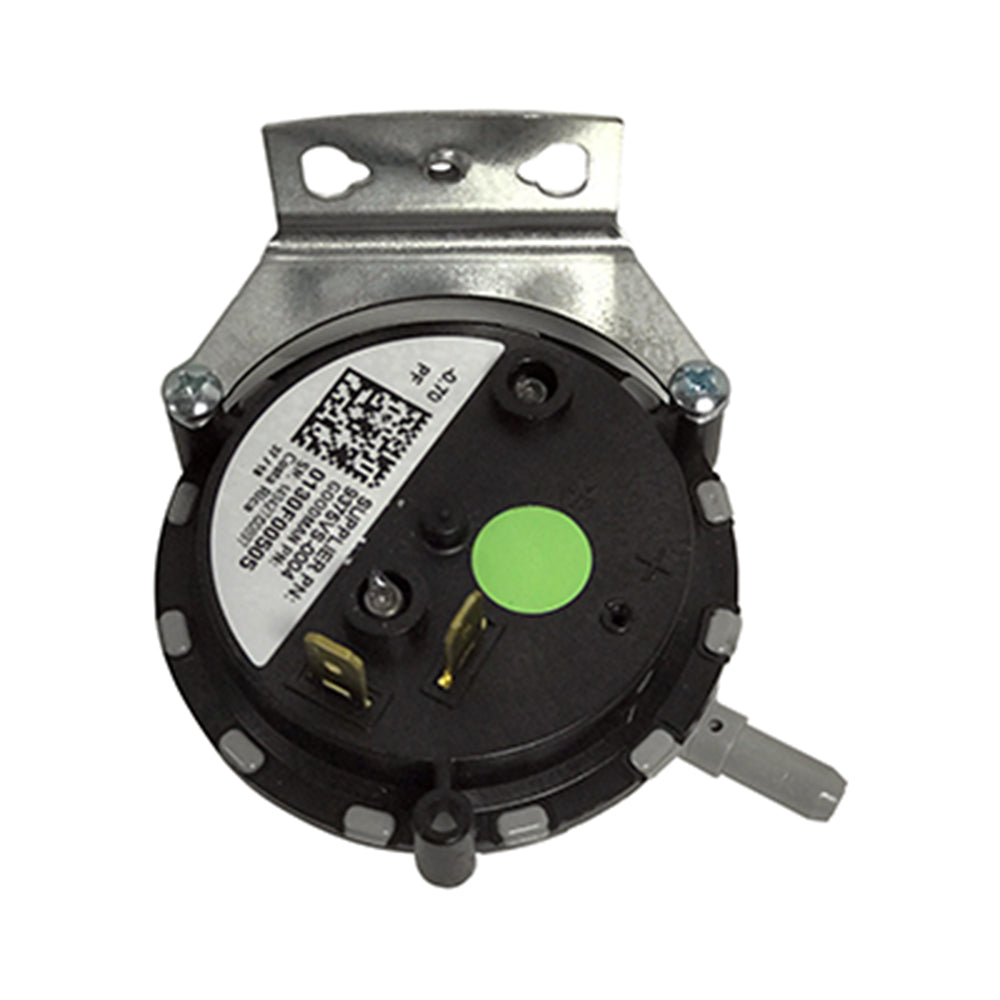 Goodman 0130F00505S Spst Air Pressure Switch Lime -.70" WC Replaces B1370158