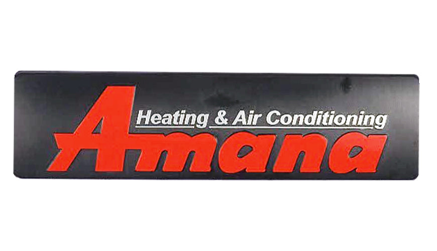 Goodman 0161R00087 Nameplate Amana Logo Replaces 0161R00010P (m10)