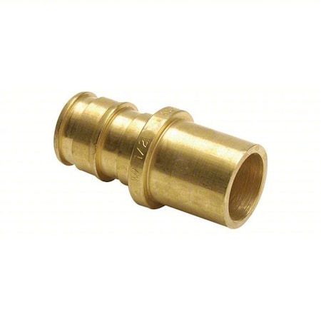 Uponor LF4507510 - Strt, Brass; Copper, Barbed 3/4", Cup 1"