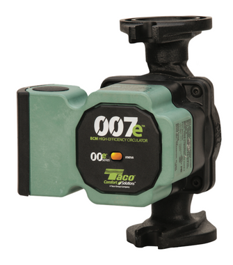 Taco 007e-2F4 Evolve ECM high efficiency cast iron circulator for hydronic systems
