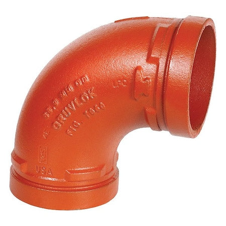 Gruvlok 0390116721 - 90 Elbow, 12 in Grooved x 12 in Grooved