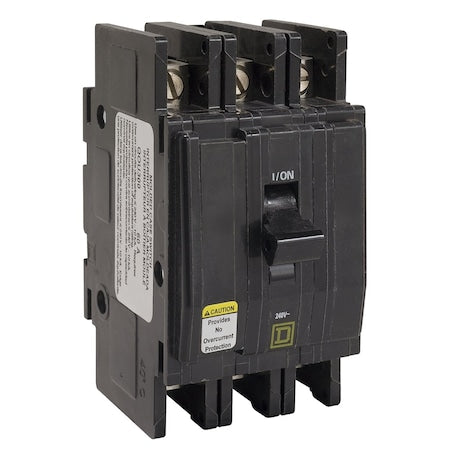 Square D QOU300 - Miniature Circuit Breaker, QO Series, 60 A, 3 Pole, 240 V AC, 10k A at 240 V AC