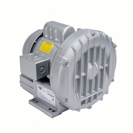 Gast R3105NX - Regenerative Blower, 1/2 hp,43 in Hg