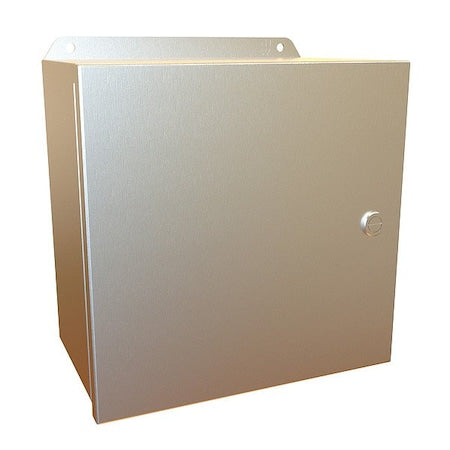 Hammond EJ10106SS - Latches Electrical Enclosure, 10 in H, 6 in D, 10 in W, 12, 13, 3 R, 4, 4 X, Stainless Steel