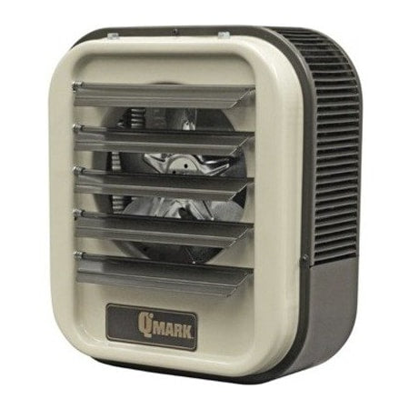 Qmark MUH0521 - Wall/Ceiling Electric Unit Heater, Fan Forced ,1 or 3 Phase, 208/240 VAC, 16in H x 14in W x 7-1/2in D