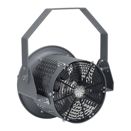 Tpi HV10120V - HV 10" Blower 120 V 1600 CFM, Ceiling, Wall Mount, 8 in Blade Dia, 120 V AC, 989 cfm, Non-Oscillating
