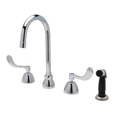 Zurn Z831B4-XL-HS8-2F - Faucet (-Xl),Widespread Flex Hose,B